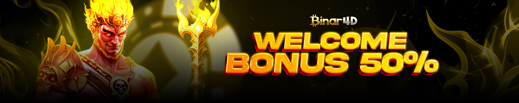 BINAR4D - WELCOME BONUS 